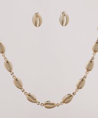 Kit-de-Brinco---Colar-Femininos-Folheados-com-Buzios-Dourado-9775331-Dourado_1