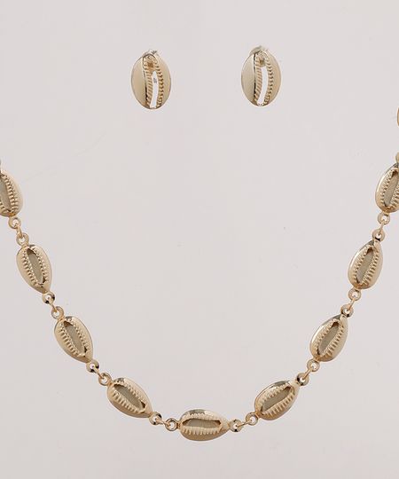 Kit-de-Brinco---Colar-Femininos-Folheados-com-Buzios-Dourado-9775331-Dourado_1 Kit-de-Brinco---Colar-Femininos-Folheados-com-Buzios-Dourado-9775331-Dourado_1