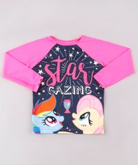 Blusa-de-Praia-Infantil-Raglan-My-Little-Pony-Manga-Longa-com-Protecao-UV50--Rosa-Neon-9740049-Rosa_Neon_1