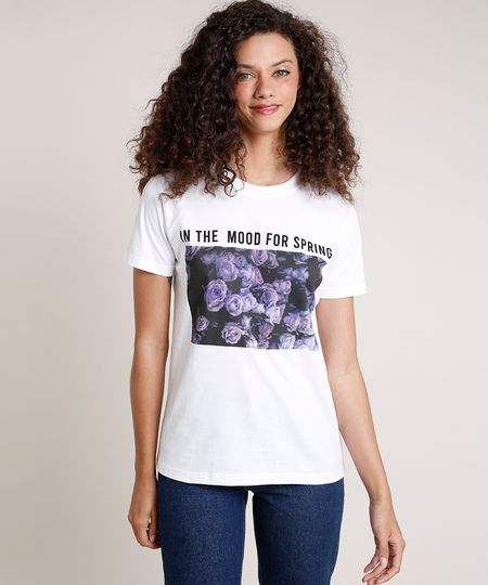 T-Shirt-Feminina-Mindset--Mood-For-Spring--Floral-Manga-Curta-Decote-Redondo-Off-White-9843840-Off_White_1
