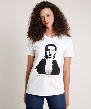 T-Shirt-Feminina-Mindset-Dorothy-O-Magico-de-Oz-Manga-Curta-Decote-Redondo-Cinza-Claro-9843836-Cinza_Claro_1