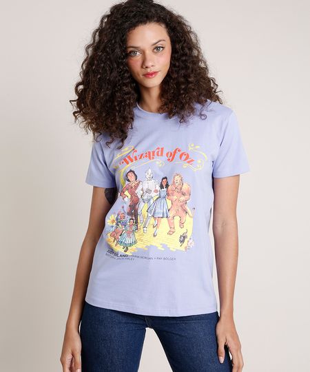 T-Shirt-Feminina-Mindset-O-Magico-de-Oz-Manga-Curta-Decote-Redondo-Lilas-9846889-Lilas_1