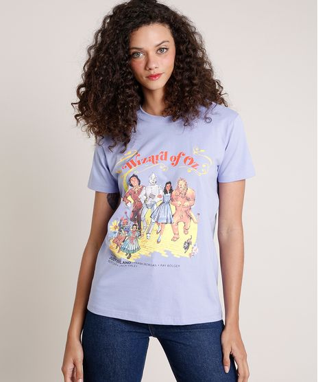 T-Shirt-Feminina-Mindset-O-Magico-de-Oz-Manga-Curta-Decote-Redondo-Lilas-9846889-Lilas_1