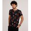 Camiseta-Masculina-Slim-Fit-Estampada-Floral-Manga-Curta-Gola-Careca-Preto-9729550-Preto_1