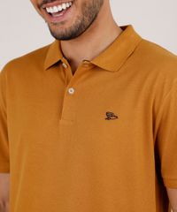 Polo-Masculina-Basica-em-Piquet-Manga-Curta-Caramelo-9725319-Caramelo_4
