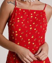 Macaquinho-Feminino-Estampado-Floral-com-Sobreposicao-Alca-Fina-Vermelho-9681415-Vermelho_4