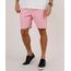 Bermuda-de-Sarja-Masculina-Slim-Listrada-com-Bolsos-e-Cordao-Rosa-9762775-Rosa_1