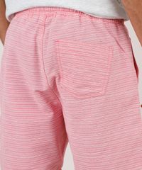Bermuda-de-Sarja-Masculina-Slim-Listrada-com-Bolsos-e-Cordao-Rosa-9762775-Rosa_5