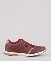Sapatenis-Masculino-Ollie-com-Recortes-Vinho-9841681-Vinho_1