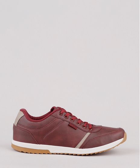 Sapatenis-Masculino-Ollie-com-Recortes-Vinho-9841681-Vinho_1