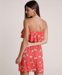 Vestido-Feminino-Curto-Ciganinha-Estampado-Floral-Manga-Curta-Coral-9691586-Coral_2