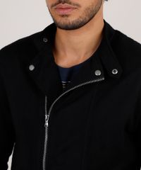 Jaqueta-Masculina-Biker-Slim-Fit-em-Moletom-Preta-9347562-Preto_4