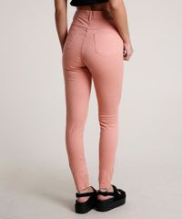 Calca-de-Sarja-Feminina-Sawary-Super-Skinny-Cintura-Super-Alta-Rose-9820349-Rose_2