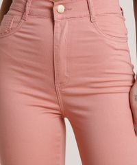 Calca-de-Sarja-Feminina-Sawary-Super-Skinny-Cintura-Super-Alta-Rose-9820349-Rose_4