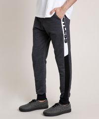 Calca-Masculina-Jogger-em-Moletom-com-Recorte-Lateral-Cinza-Mescla-Escuro-9312599-Cinza_Mescla_Escuro_1 Calca-Masculina-Jogger-em-Moletom-com-Recorte-Lateral-Cinza-Mescla-Escuro-9312599-Cinza_Mescla_Escuro_1