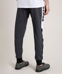 Calca-Masculina-Jogger-em-Moletom-com-Recorte-Lateral-Cinza-Mescla-Escuro-9312599-Cinza_Mescla_Escuro_4 Calca-Masculina-Jogger-em-Moletom-com-Recorte-Lateral-Cinza-Mescla-Escuro-9312599-Cinza_Mescla_Escuro_4