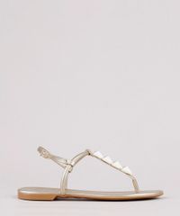 Rasteira-Feminina-Oneself-com-Aviamentos-Geometricos--Dourada-9802902-Dourado_1