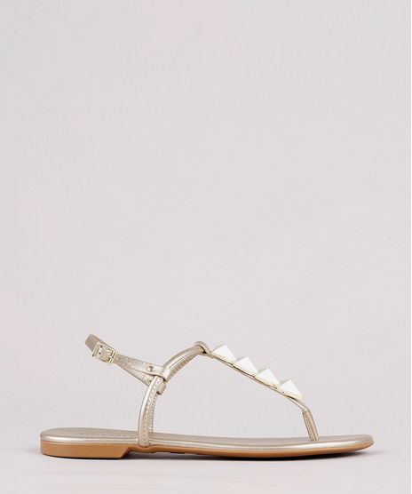 Rasteira-Feminina-Oneself-com-Aviamentos-Geometricos--Dourada-9802902-Dourado_1