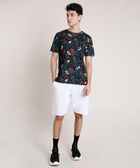 Camiseta-Masculina-Mickey-Estampada-de-Folhagem-Manga-Curta-Gola-Careca-Verde-9810334-Verde_3