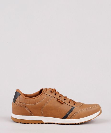 Sapatenis-Masculino-Ollie-com-Recortes-Caramelo-9841678-Caramelo_1