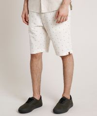 Bermuda-Masculina-Reta-Alfaiatada-Estampada-Mini-Print-de-Coqueiros-com-Linho-Bege-Claro-9769818-Bege_Claro_1