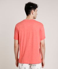 Camiseta-Masculina-com-Bolso-Manga-Curta-Gola-Careca-Coral-9752727-Coral_2