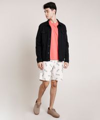 Camiseta-Masculina-com-Bolso-Manga-Curta-Gola-Careca-Coral-9752727-Coral_3