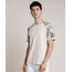 Camiseta-Masculina-Raglan-Estampada-de-Folhagem-Manga-Curta-Gola-Careca-Bege-Claro-9742101-Bege_Claro_1