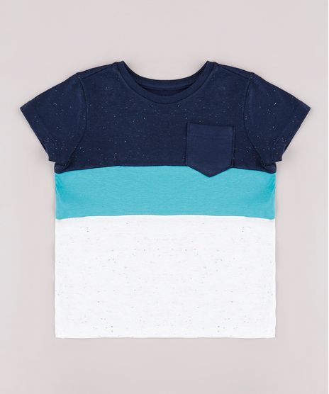 Camiseta-Infantil-com-Recortes-e-Bolsos-Manga-Curta-Azul-Marinho-9735166-Azul_Marinho_1