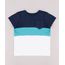 Camiseta-Infantil-com-Recortes-e-Bolsos-Manga-Curta-Azul-Marinho-9735166-Azul_Marinho_1