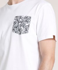 Camiseta-Masculina-com-Bolso-Estampado-de-Folhagem-Manga-Curta-Gola-Careca-Off-White-9720313-Off_White_4