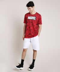 Camiseta-Masculina-Marvel-Estampada-de-Quadrinhos-Manga-Curta-Gola-Careca-Vermelha-9719805-Vermelho_3