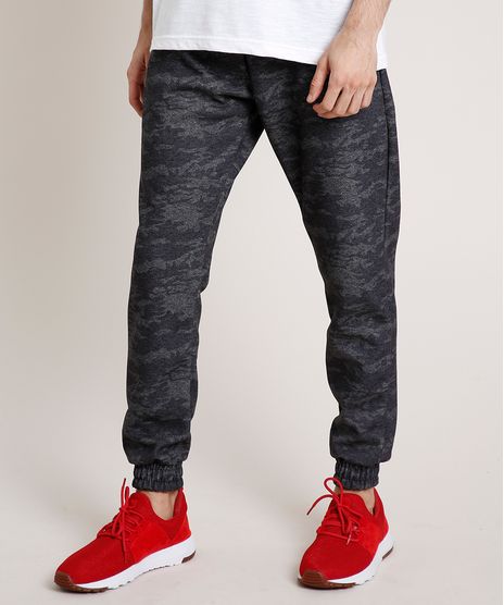 Calca-Masculina-Relaxed-Slim-Estampada-Camuflada-com-Bolsos-Cinza-Mescla-Escuro-9761672-Cinza_Mescla_Escuro_1