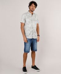 Camisa-Masculina-Relaxed-Estampada-de-Coqueiros-Manga-Curta-Bege-Claro-9645930-Bege_Claro_3