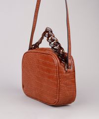 Bolsa-Feminina-Transversal-Pequena-Croco-com-Corrente-Marrom-9604646-Marrom_3 Bolsa-Feminina-Transversal-Pequena-Croco-com-Corrente-Marrom-9604646-Marrom_3