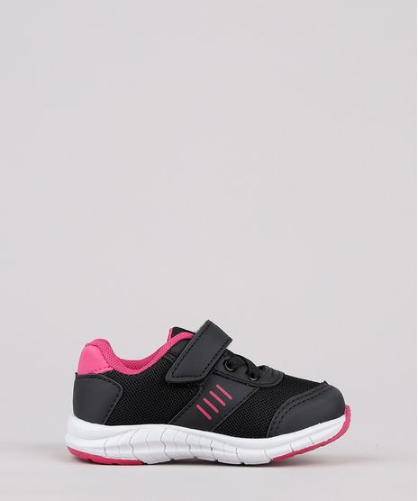 Tenis-Infantil-Running-com-Recortes-e-Velcro-Preto-9828817-Preto_1