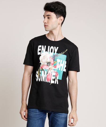 Camiseta-Masculina--Enjoy-the-Summer--Manga-Curta-Gola-Careca-Preta-9725625-Preto_1 Camiseta-Masculina--Enjoy-the-Summer--Manga-Curta-Gola-Careca-Preta-9725625-Preto_1