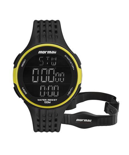 Kit de Relógio Digital Mormaii Masculino + Monitor Cardíaco MO11559AA/8V Preto - Único Menor preço em Kit de Relógio Digital Mormaii Masculino + Monitor Cardíaco MO11559AA/8V Preto - Único