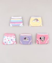 Kit-de-5-Calcinhas-Infantis-Minnie-Multicor-9382834-Multicor_5