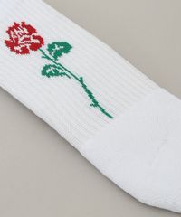 Meia-Masculina-Cano-Alto-com-Estampa-de-Rosa-Branca-9636364-Branco_2