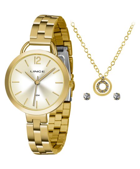 Kit-de-Relogio-Analogico-Lince-Feminino---Brinco---Colar---LRGH105L-KW62C2KX-Dourado-9849213-Dourado_1