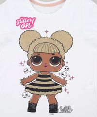 Blusa-Infantil-LOL-Surprise-com-Glitter-Manga-Curta-Off-White-9812249-Off_White_4