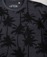 Camiseta-Infantil-Estampada-de-Coqueiros-com-Bolso-Manga-Curta--Cinza-Mescla-Escuro-9732784-Cinza_Mescla_Escuro_4