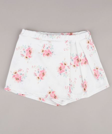 Short-Saia-Infantil-Estampado-Floral-com-Transpasse-Branco-9748613-Branco_1 Short-Saia-Infantil-Estampado-Floral-com-Transpasse-Branco-9748613-Branco_1