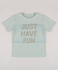 Camiseta-Infantil--Just-have-fun--Manga-Curta-Verde-9758297-Verde_1
