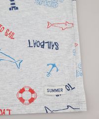 Camiseta-Infantil-Estampada-Maritima-com-Bolso-Manga-Curta-Cinza-Mescla-Claro-9732782-Cinza_Mescla_Claro_3