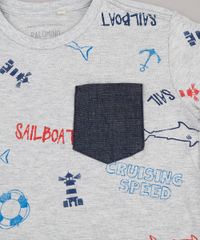 Camiseta-Infantil-Estampada-Maritima-com-Bolso-Manga-Curta-Cinza-Mescla-Claro-9732782-Cinza_Mescla_Claro_4