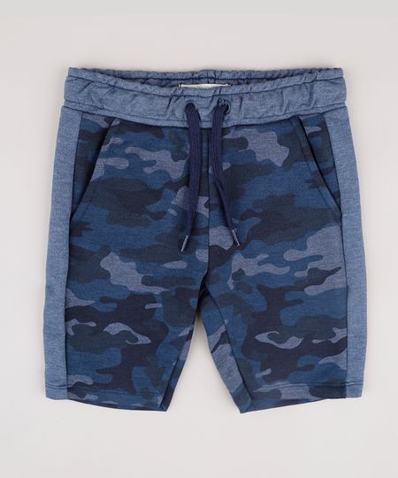 Bermuda-Infantil-Estampada-Camuflada-em-Moletom-com-Cordao-e-Bolsos-Azul-9779586-Azul_1 Bermuda-Infantil-Estampada-Camuflada-em-Moletom-com-Cordao-e-Bolsos-Azul-9779586-Azul_1