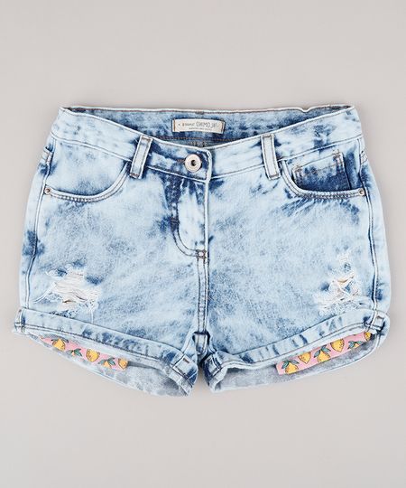 Short-Jeans-Infantil-com-Bolso-Estampado-de-Limao-Azul-Claro-9746438-Azul_Claro_1