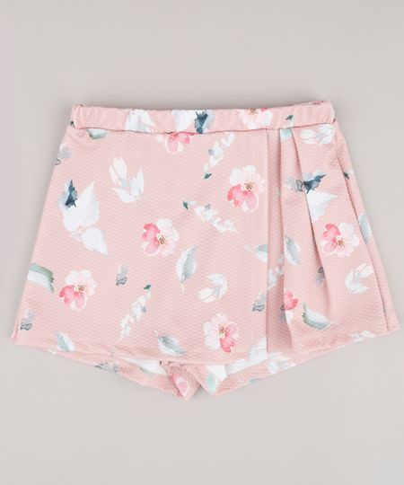 Short-Saia-Infantil-Estampado-Floral-com-Transpasse-Rose-9748614-Rose_1 Short-Saia-Infantil-Estampado-Floral-com-Transpasse-Rose-9748614-Rose_1
